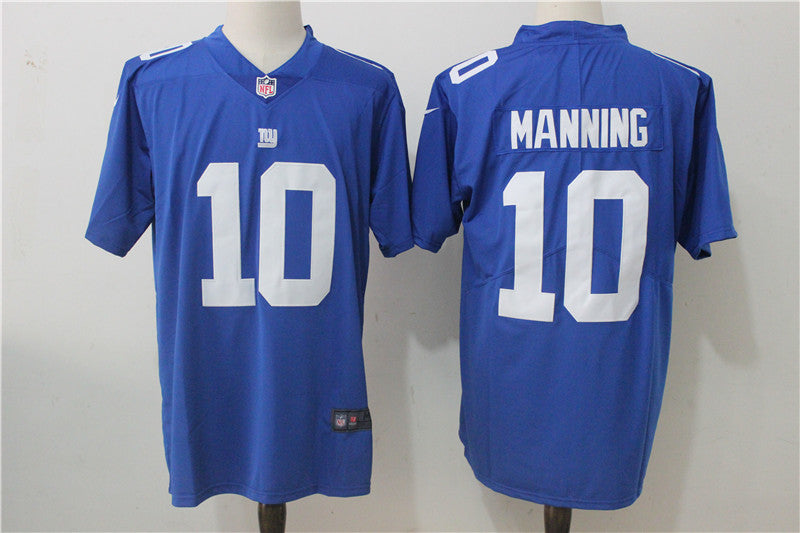 Mens Nike New York Giants #10 Eli Manning Royal Blue Team Color Stitched NFL Vapor Untouchable Limited Jersey