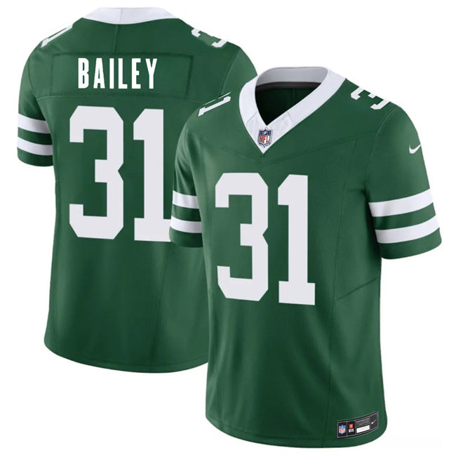 Mens New York Jets #31 David Bailey Green 2026 Draft FUSE Vapor Untouchable Limited Stitched Jersey