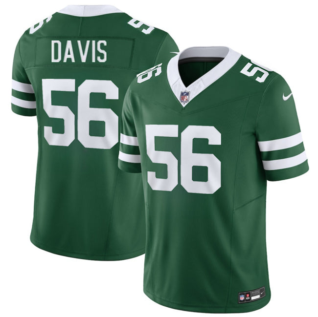 Mens New York Jets #56 Demario Davis Green 2026 FUSE Vapor Untouchable Limited Stitched Jersey