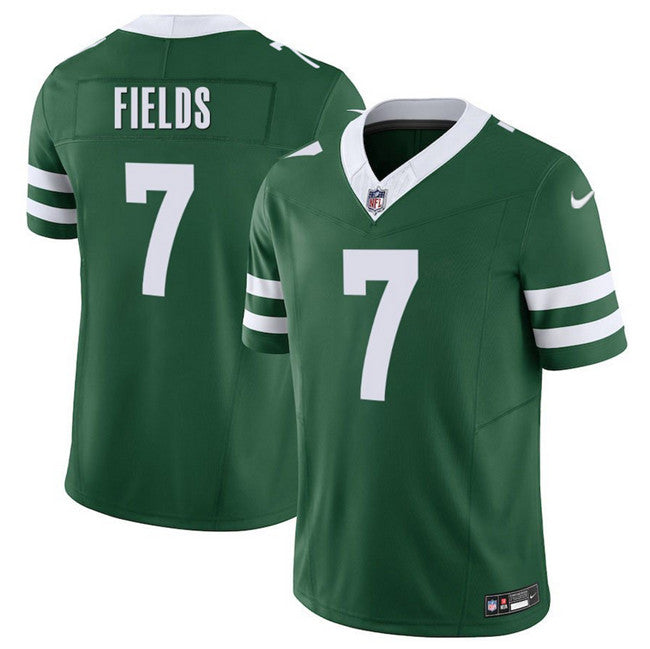 Mens New York Jets #7 Justin Fields Green 2025 FUSE Vapor Untouchable Limited Stitched Jersey