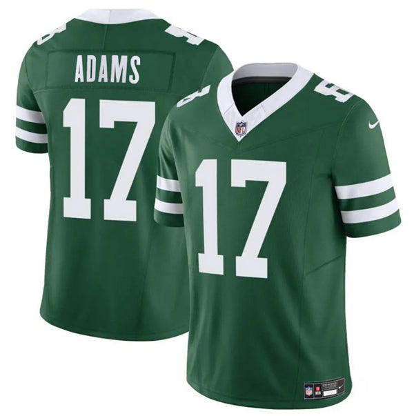 Mens New York Jets #17 Davante Adams Green 2024 FUSE Throwback Limited Stitched Jersey