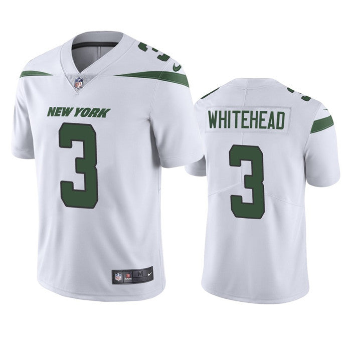 Mens New York Jets #3 Jordan Whitehead White Vapor Untouchable Limited Stitched Jersey