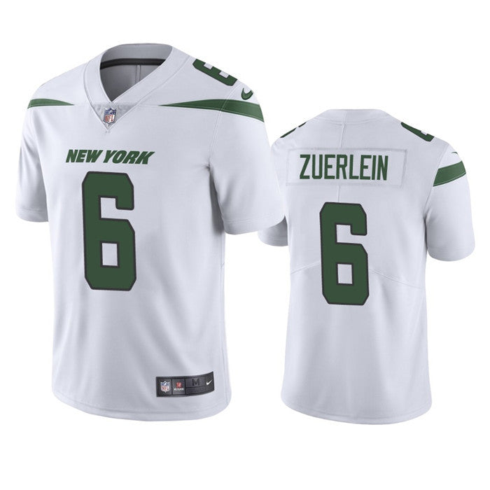 Mens New York Jets #6 Greg Zuerlein White Vapor Untouchable Limited Stitched Jersey