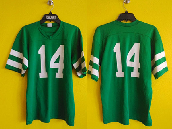 Mens New York Jets #14 Richard Todd Green Stitched Jersey