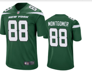 Mens New York Jets #88 Ty Montgomery Green Vapor Untouchable Limited Stitched NFL Jersey
