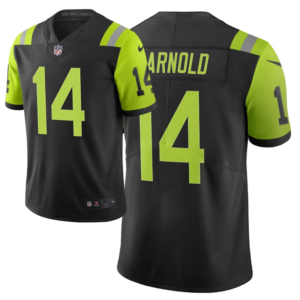 Mens New York Jets #14 Sam Darnold Black /Green 2019 City Edition Limited Stitched NFL Jersey