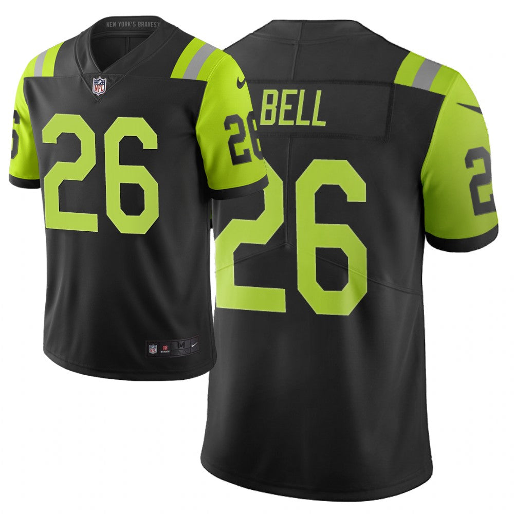 Mens New York Jets #26 LeVeon Bell Black /Green 2019 City Edition Limited Stitched NFL Jersey