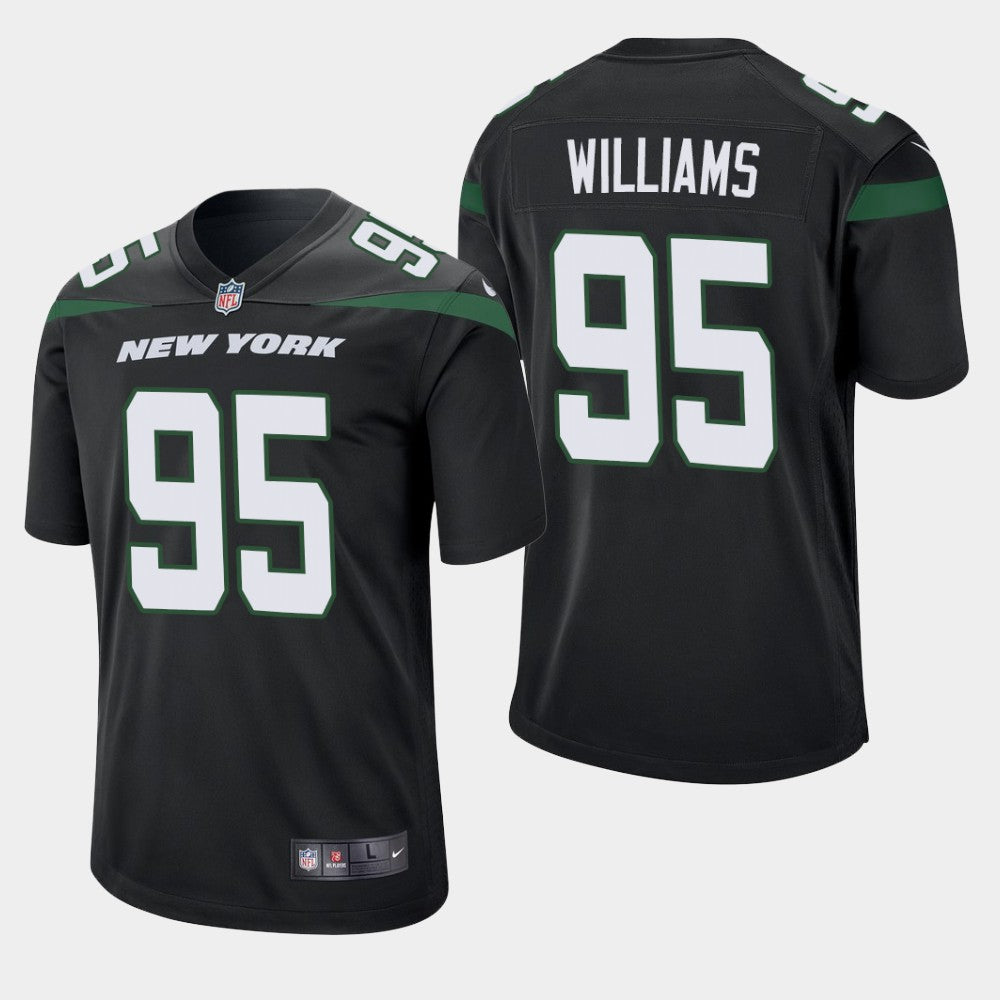 Mens New York Jets #95 Quinnen Williams 2019 Black Vapor Untouchable Limited Stitched NFL Jersey