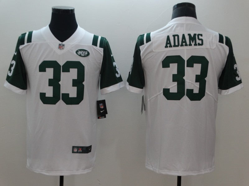 Mens NFL New York Jets #33 Jamal Adams White Vapor Untouchable Limited Stitched NFL Jersey