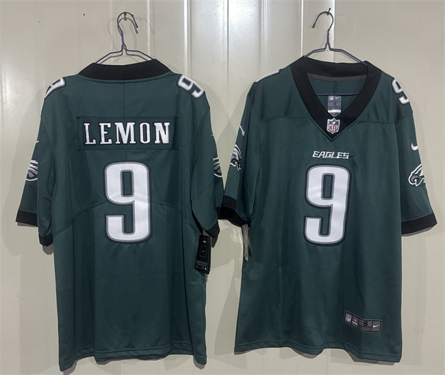 Mens Philadelphia Eagles #9 Makai Lemon Green 2026 Draft Vapor Untouchable Limited Stitched Football Jersey