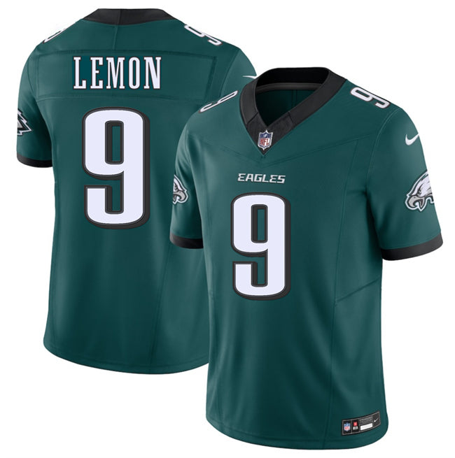 Mens Philadelphia Eagles #9 Makai Lemon Green 2026 Draft FUSE Vapor Untouchable Limited Stitched Football Jersey