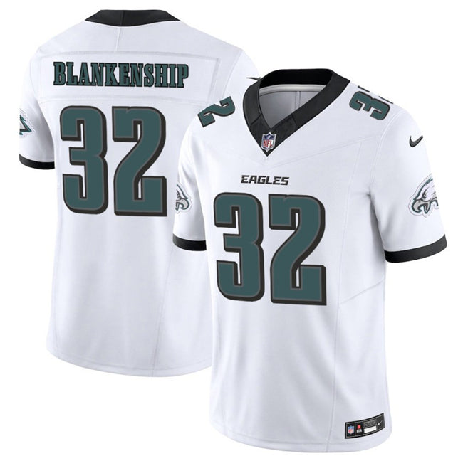 Mens Philadelphia Eagles #32 Reed Blankenship White 2025 FUSE Vapor Untouchable Limited Stitched Football Jersey