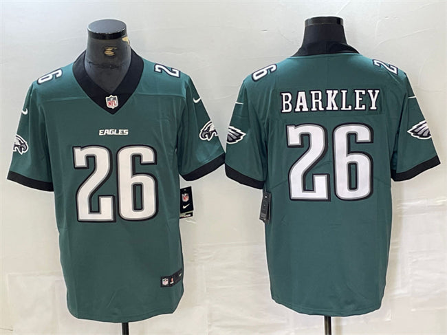 Mens Philadelphia Eagles #26 Saquon Barkley Green 2024 New Vapor Untouchable Limited Stitched Football Jersey