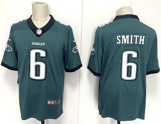 Mens Philadelphia Eagles #6 DeVonta Smith Green 2024 New Vapor Untouchable Limited Stitched Football Jersey