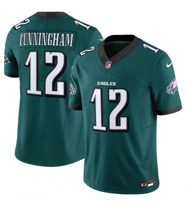 Mens Philadelphia Eagles #12 Randall Cunningham Green 2024 New FUSE Vapor Untouchable Limited Stitched Football Jersey
