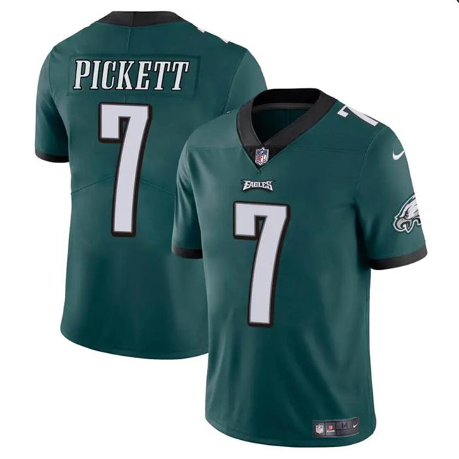 Mens Philadelphia Eagles #7 Kenny Pickett Green Vapor Untouchable Limited Stitched Football Jersey