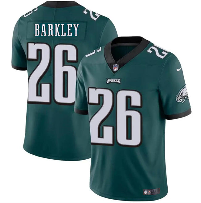 Mens Philadelphia Eagles #26 Saquon Barkley Green Vapor Untouchable Limited Stitched Football Jersey