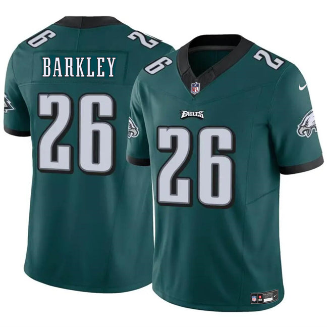 Mens Philadelphia Eagles #26 Saquon Barkley Green 2023 FUSE Vapor Untouchable Limited Stitched Football Jersey