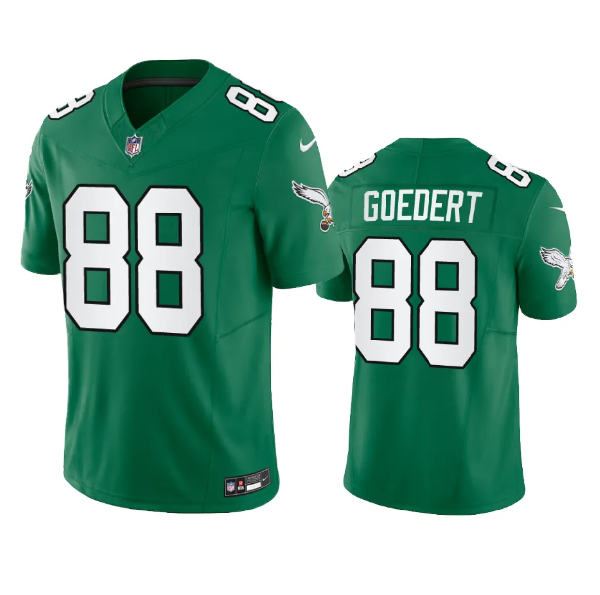Mens Philadelphia Eagles #88 Dallas Goedert Green 2023 FUSE Vapor Untouchable Stitched Football Jersey