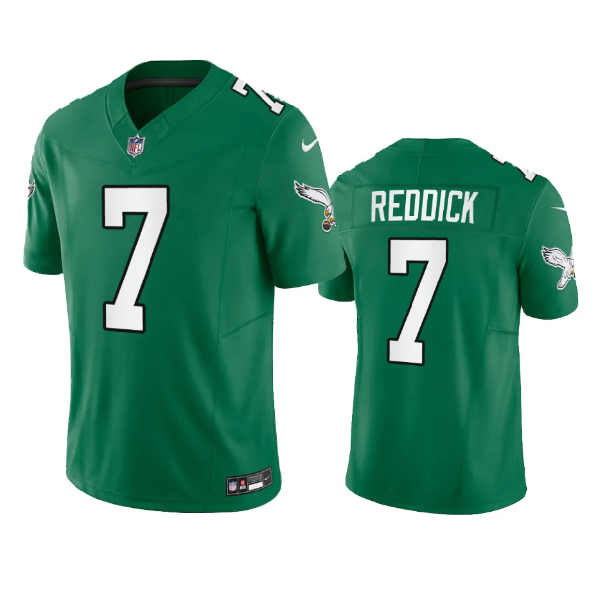 Mens Philadelphia Eagles #7 Haason Reddick Green 2023 FUSE Vapor Untouchable Stitched Football Jersey