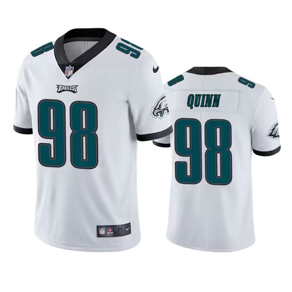 Mens Philadelphia Eagles #98 Robert Quinn White Vapor Untouchable Limited Stitched Jersey