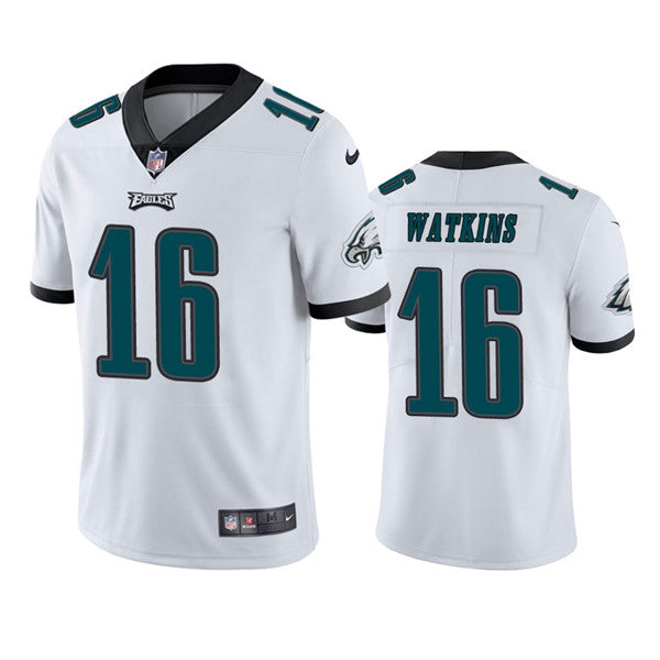 Mens Philadelphia Eagles #16 Quez Watkins 2022 White Vapor Untouchable Limited Stitched Jersey
