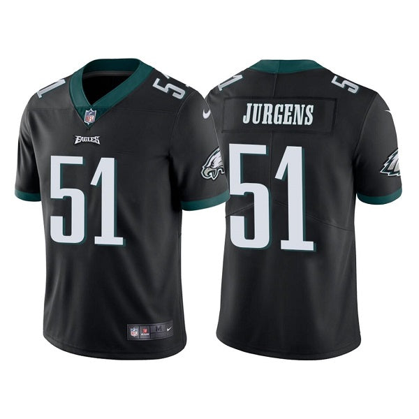 Mens Philadelphia Eagles #51 Cameron Jurgens Black Vapor Untouchable Limited Stitched Jersey