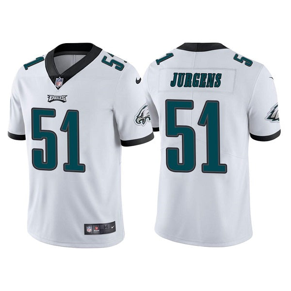 Mens Philadelphia Eagles #51 Cameron Jurgens White Vapor Untouchable Limited Stitched Jersey