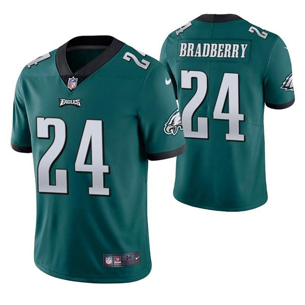 Mens Philadelphia Eagles #24 James Bradberry Green Vapor Untouchable Limited Stitched Jersey