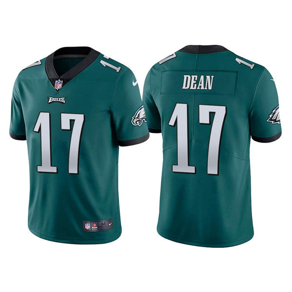 Mens Philadelphia Eagles #17 Nakobe Dean Green Vapor Untouchable Limited Stitched Jersey