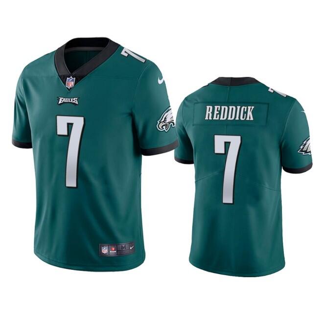 Mens Philadelphia Eagles #7 Haason Reddick Green Vapor Untouchable Limited Stitched Jersey