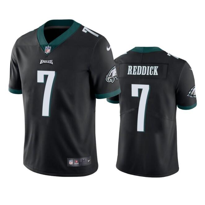 Mens Philadelphia Eagles #7 Haason Reddick Black Vapor Untouchable Limited Stitched Jersey