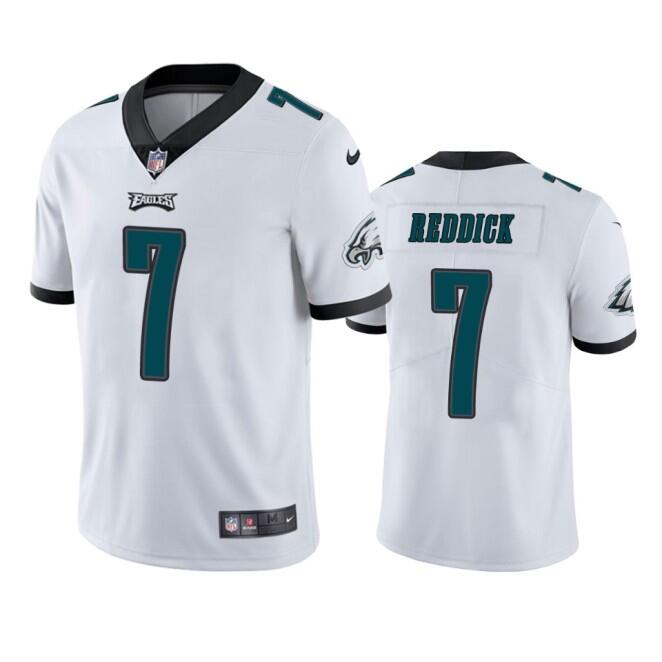 Mens Philadelphia Eagles #7 Haason Reddick White Vapor Untouchable Limited Stitched Jersey
