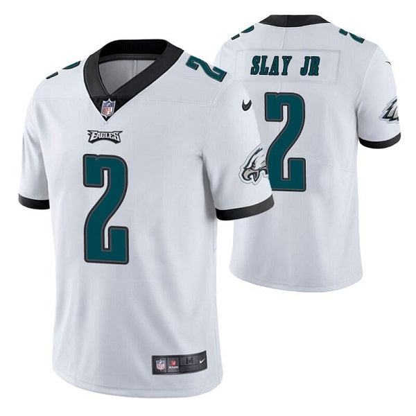 Mens Philadelphia Eagles #2 Darius Slay JR White Vapor Untouchable Limited Stitched Jersey