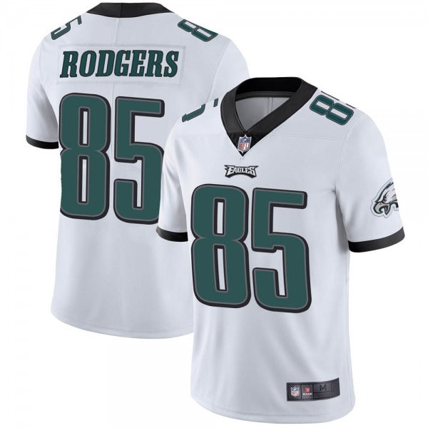 Mens Philadelphia Eagles #85 Richard Rodgers White Vapor Untouchable Limited Stitched Jersey