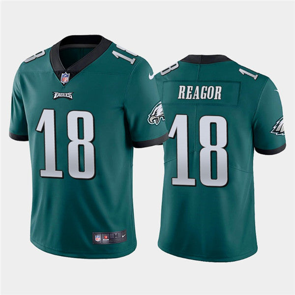 Mens Philadelphia Eagles #18 Jalen Reagor Green Vapor Untouchable Limited Stitched Jersey