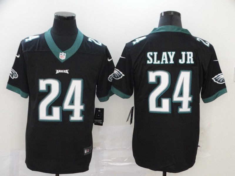 Mens Philadelphia Eagles #24 Darius Slay JR Black Vapor Untouchable Limited Stitched NFL Jersey