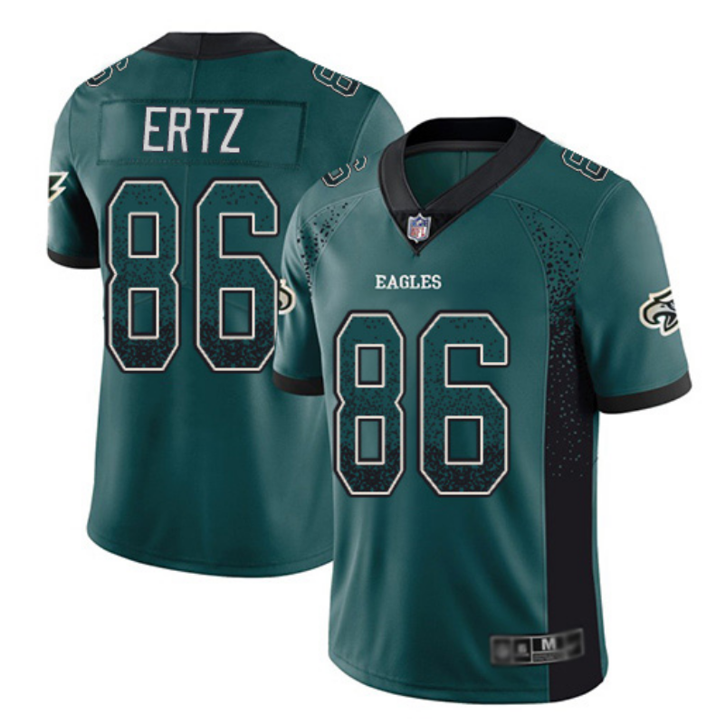 Mens Philadelphia Eagles #86 Zach Ertz Blue Drift Fashion Color Rush Limited NFL Jersey