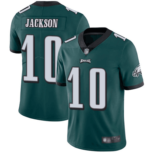 Mens Philadelphia Eagles #10 DeSean Jackson Green Vapor Untouchable Limited Stitched Jersey