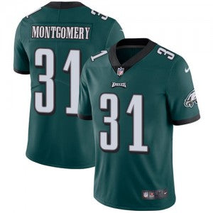 Mens Philadelphia Eagles #31 Wilbert Montgomery Green Vapor Untouchable Limited Stitched Jersey