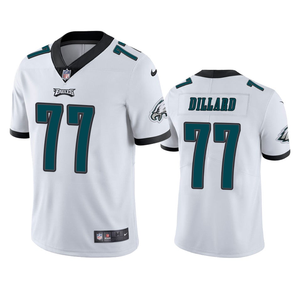 Mens Philadelphia Eagles #77 Andre Dillard White Vapor Untouchable Limited Stitched Jersey