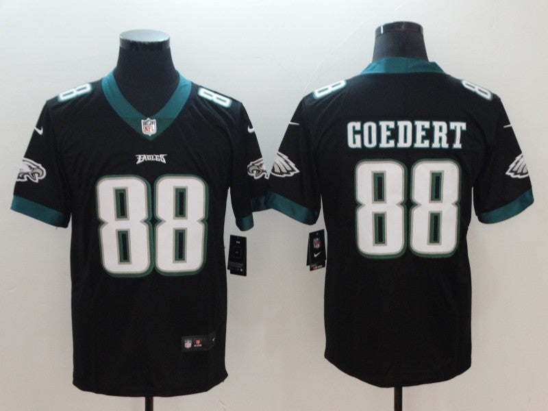 Mens Philadelphia Eagles #88 Dallas Goedert Black Vapor Untouchable NFL Limited Stitched Jersey