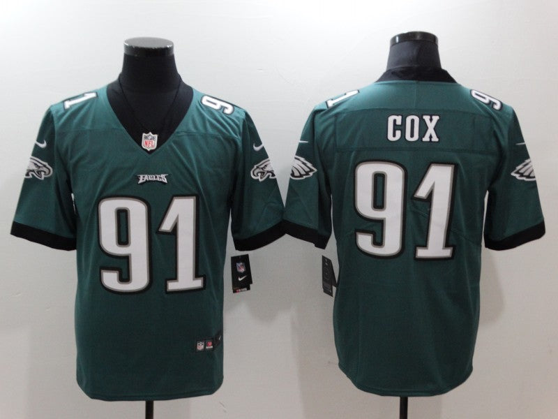 Mens Philadelphia Eagles #91 Fletcher Cox Green Vapor Untouchable Limited Stitched NFL Jersey