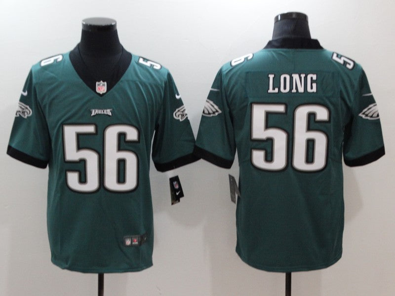 Mens Philadelphia Eagles #56 Chris Long Green Vapor Untouchable Limited Stitched NFL Jersey