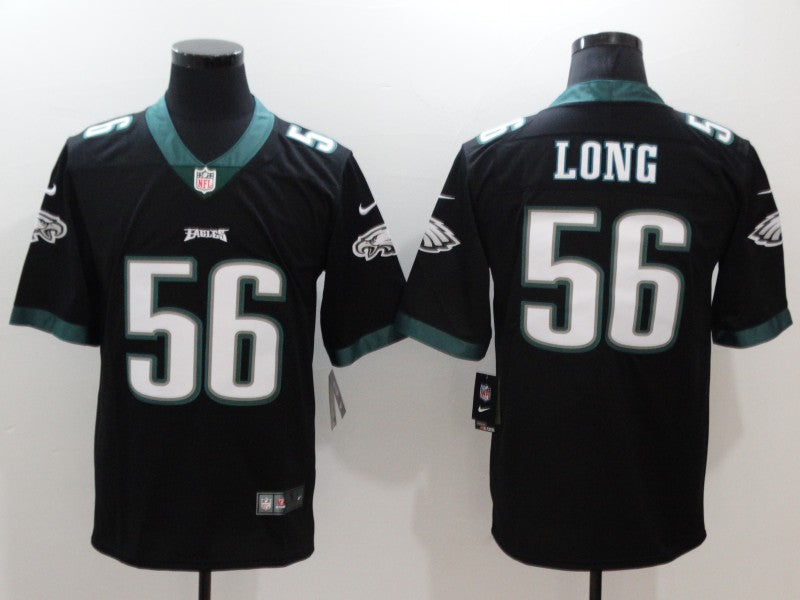 Mens Philadelphia Eagles #56 Chris Long Black Vapor Untouchable Limited Stitched NFL Jersey
