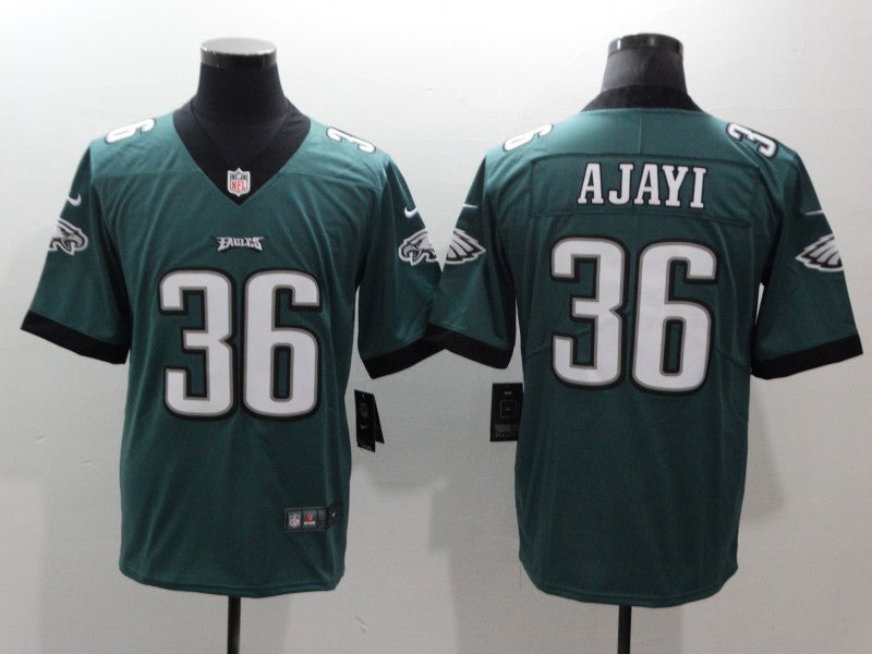 Mens Philadelphia Eagles #36 Jay Ajayi Green Vapor Untouchable Limited Stitched NFL Jersey