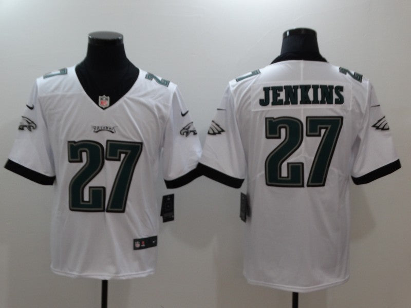 Mens Philadelphia Eagles #27 Malcolm Jenkins White Vapor Untouchable Limited Stitched NFL Jersey
