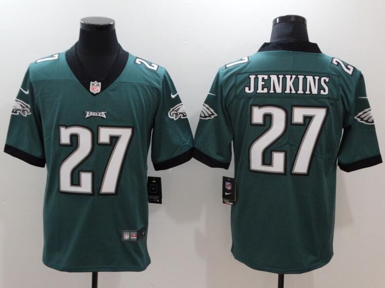 Mens Philadelphia Eagles #27 Malcolm Jenkins Green Vapor Untouchable Limited Stitched NFL Jersey