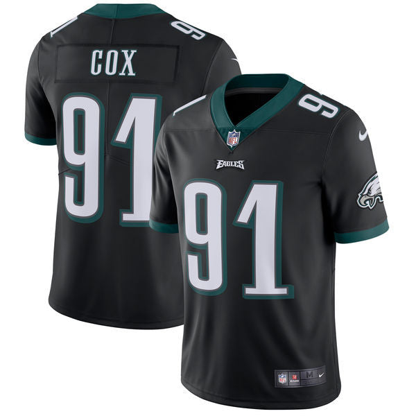 Mens Philadelphia Eagles #91 Fletcher Cox Nike Black Vapor Untouchable Limited Stitched NFL Jersey