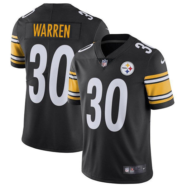 Mens Pittsburgh Steelers #30 Jaylen Warren Black Vapor Untouchable Limited Stitched Jersey